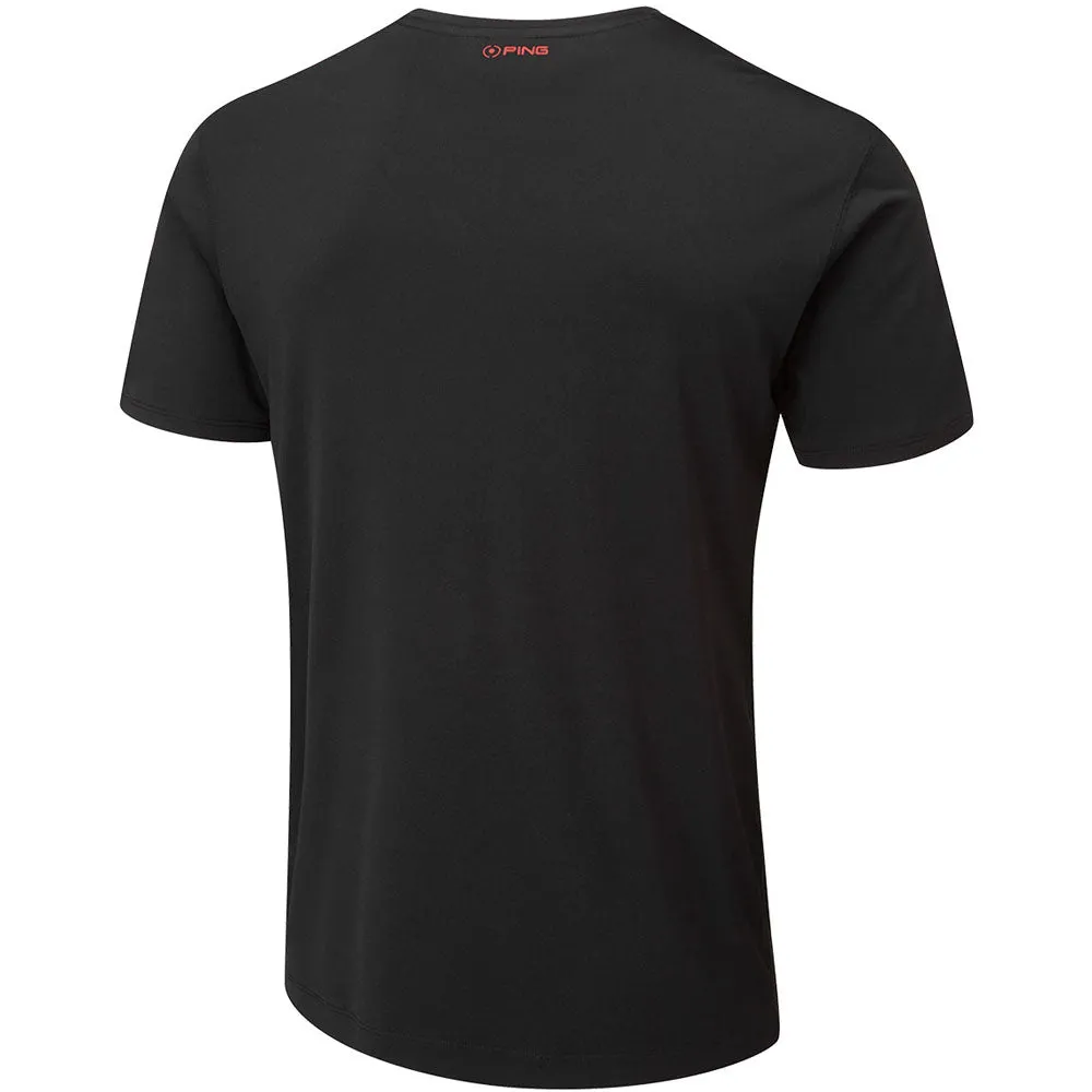 Ping Logo Tee Polo Shirt - Black Own the Streets