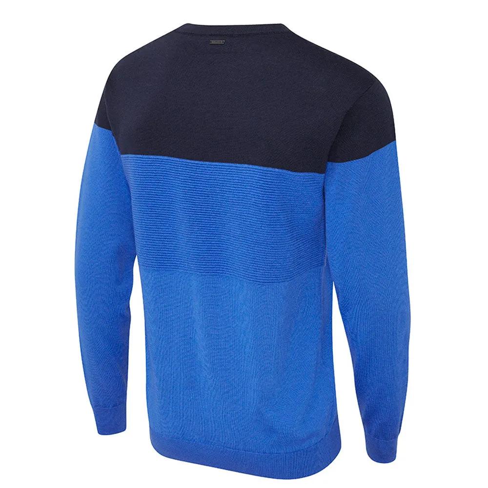 Steal Black Friday Exclusive Ping Lucas V-Neck Sweater - Delph Blue/Navy