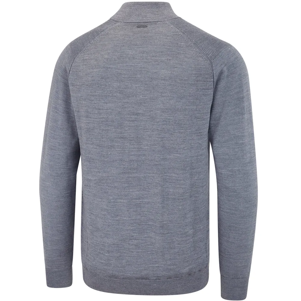 Black Friday Deal All Eyes on You Ping Murphy Full Zip Sweater - French Grey Marl