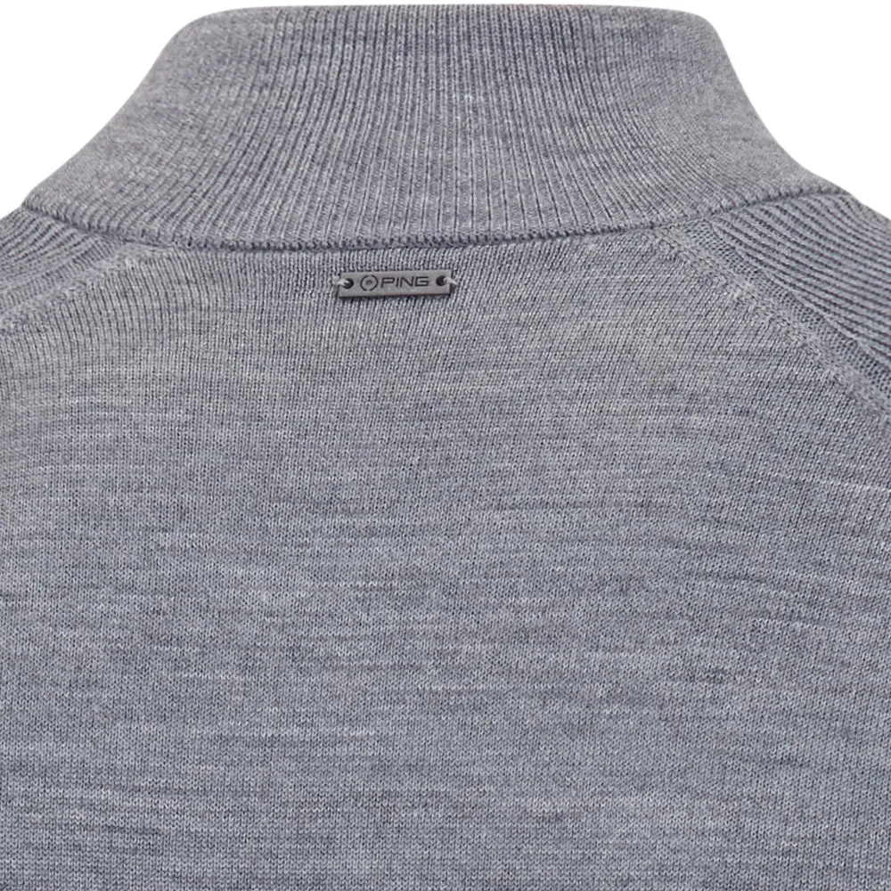 Ping Murphy Full Zip Sweater - French Grey Marl Empower Your Journey