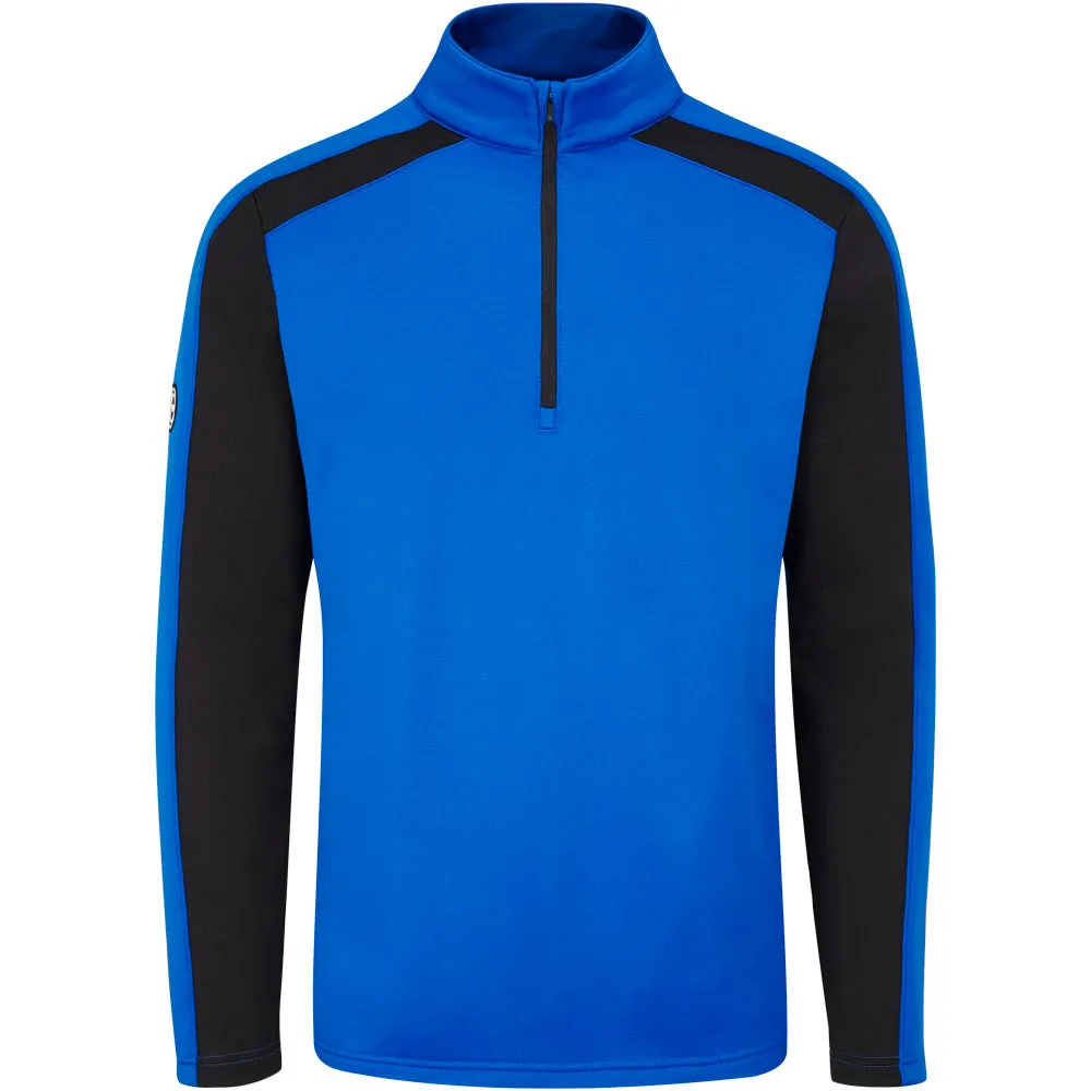 Walk with Purpose Memorial Day Sale Ping Murrey 1/4 Zip Midlayer - Classic Blue/Black