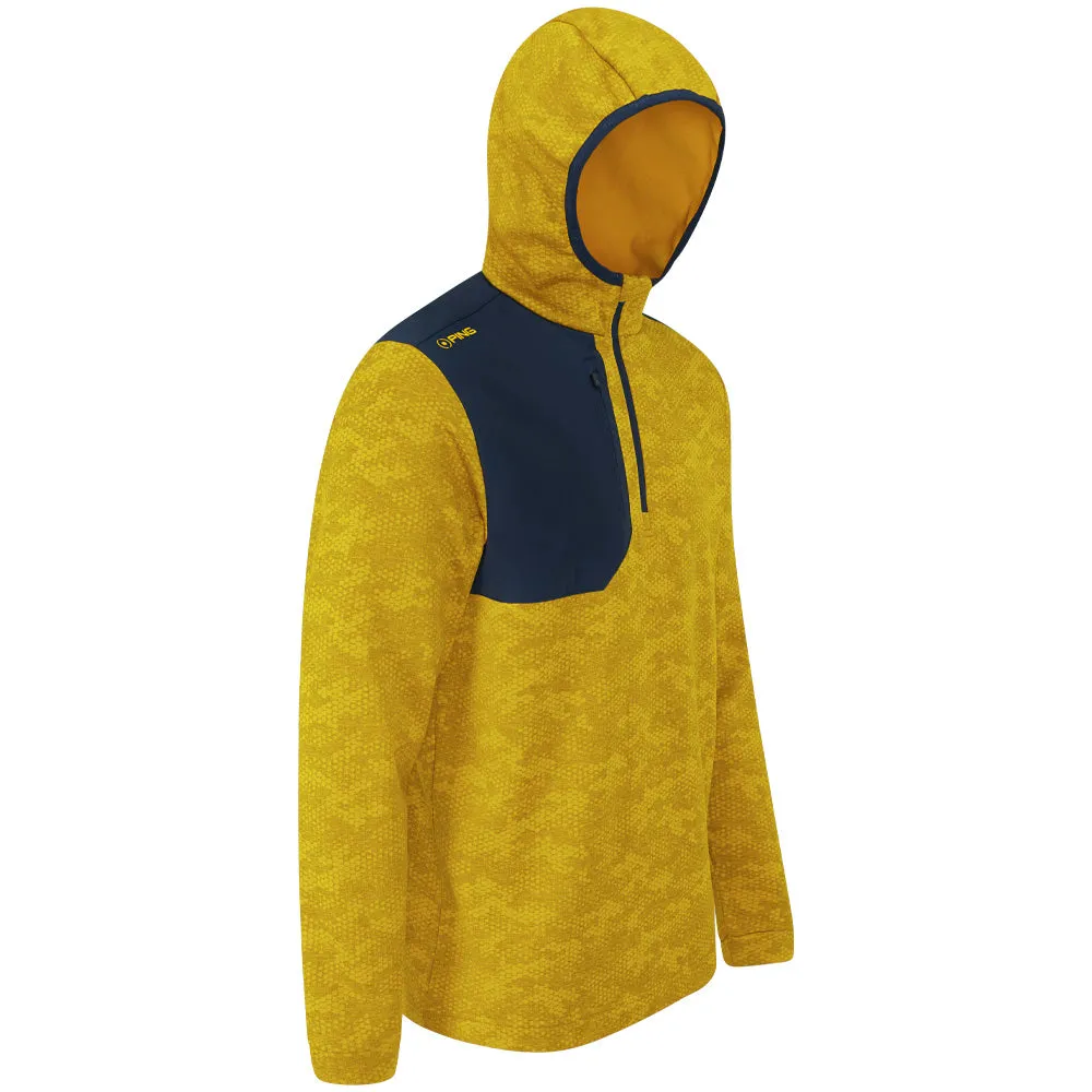 Limited Time Offer Ping Nexa 1/4 Zip Pullover - Sulphur/Navy
