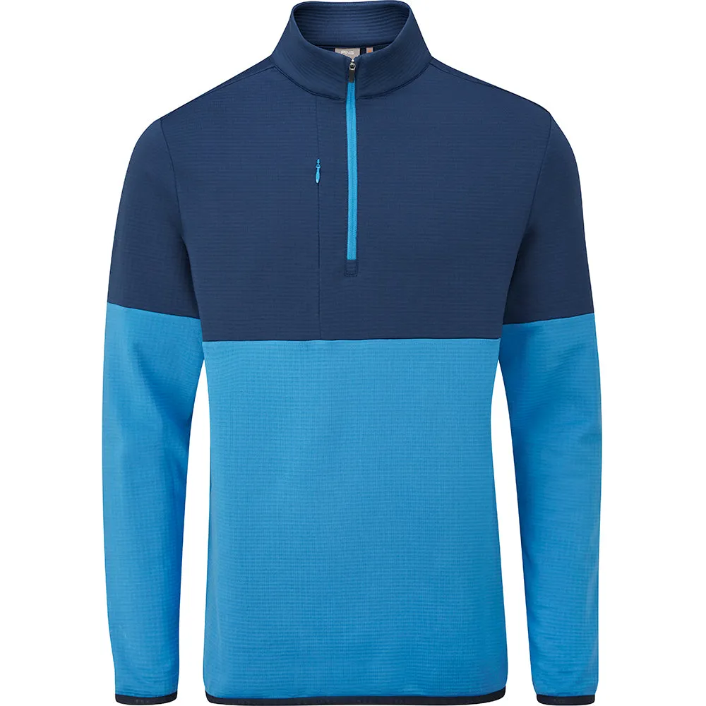 Ping Nexus 1/4 Zip Sensorwarm Pullover - Danube/Oxford Blue Dare to Lead