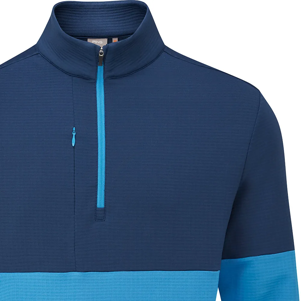 Dare to Lead Own the Streets Ping Nexus 1/4 Zip Sensorwarm Pullover - Danube/Oxford Blue