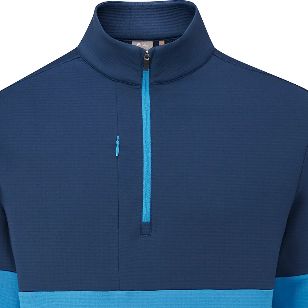 President's Day Sale Cyber Monday Sale Ping Nexus 1/4 Zip Sensorwarm Pullover - Danube/Oxford Blue