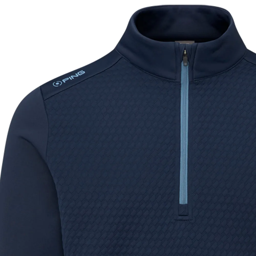 Own the Vibe Ping Nolan 1/4 Zip Pullover - Navy