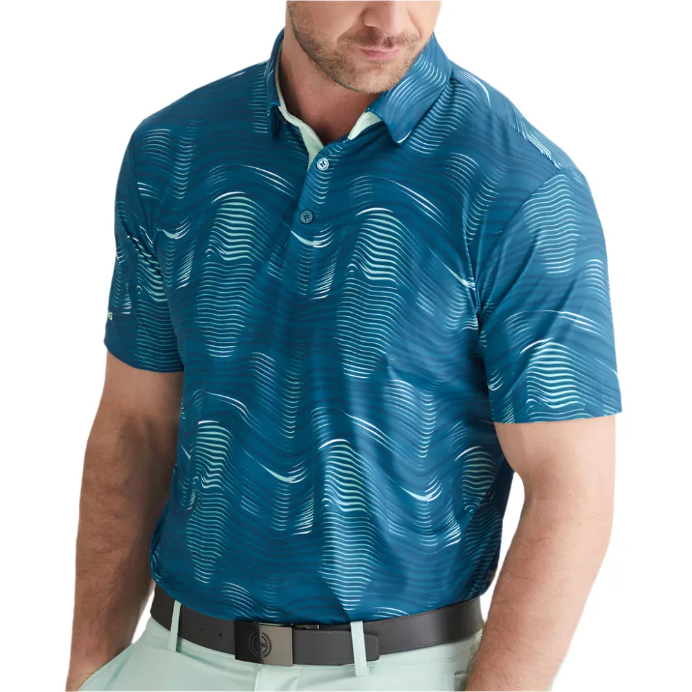 Ping Optic Groove Polo Shirt - Forest Multi Performance Unleashed Unleash Your Power