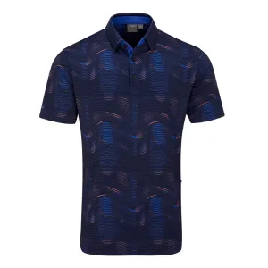 Flash Sale Winter Sale Ping Optic Groove Polo Shirt - Navy Multi