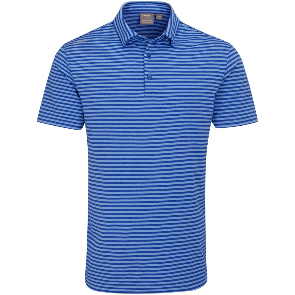 Ping Owain Polo Shirt - Ultra Blue/Cornflower Blue Christmas Eve Sale