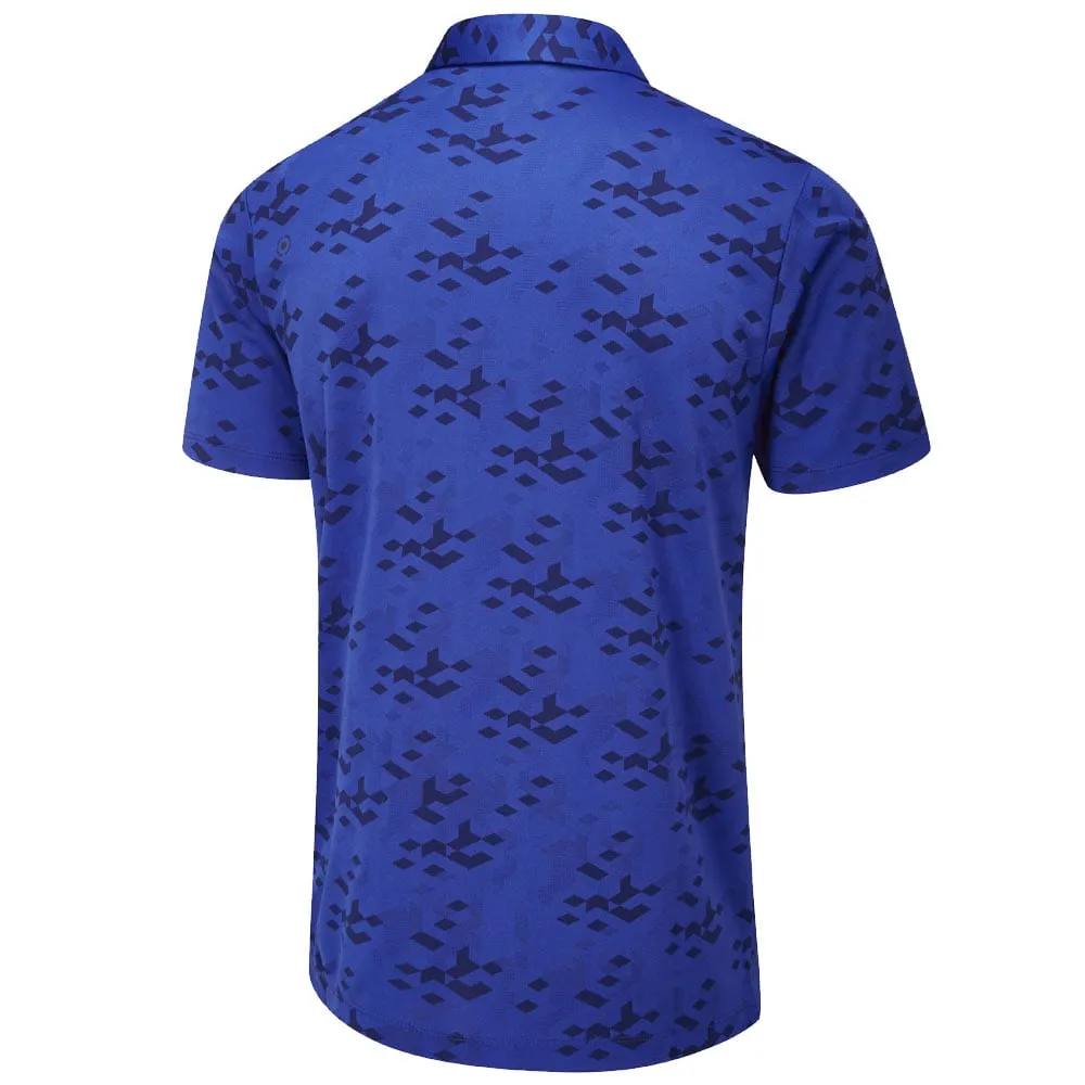 Ping Rae Polo Shirt - Blue Surf Made to Turn Heads