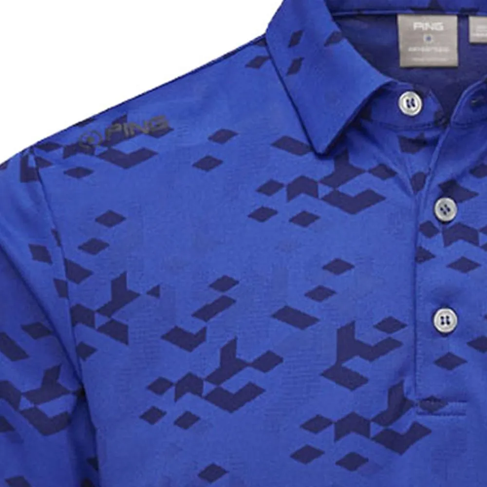 Ping Rae Polo Shirt - Blue Surf Born to Stand Out