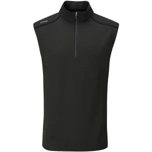 Ping Ramsey 1/2 Zip Gilet - Black Define Your Own Way Christmas Eve Sale