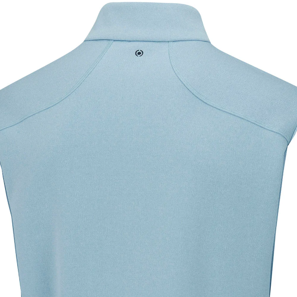 Ping Ramsey 1/2 Zip Gilet - Sky Blue Marl Own the Moment