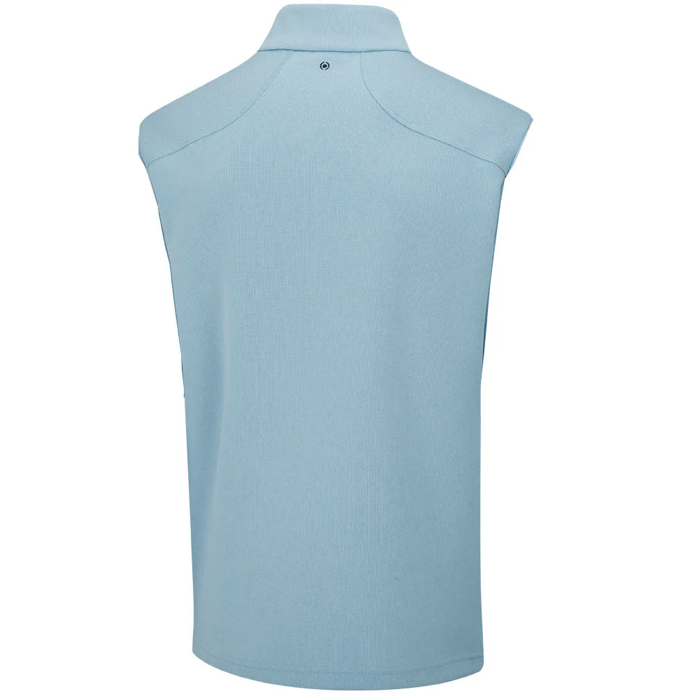 Empower Your Journey Ping Ramsey 1/2 Zip Gilet - Sky Blue Marl