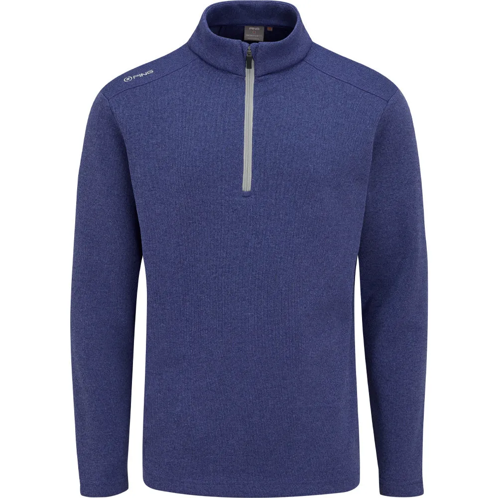 Gear Up and Go Power Every Step Ping Ramsey 1/2 Zip Mid Layer - Twilight Marl