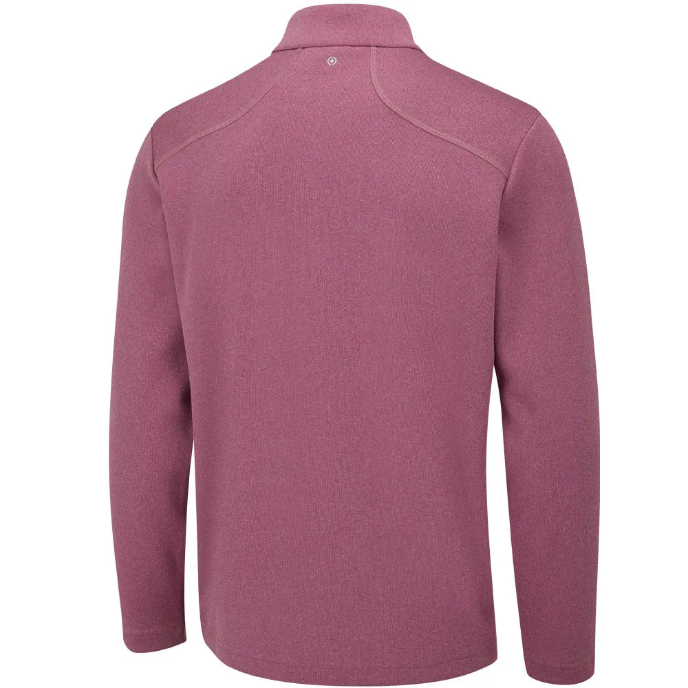 Ping Ramsey 1/2 Zip Pullover - Beet Red Marl Own the Moment Move Beyond Ordinary