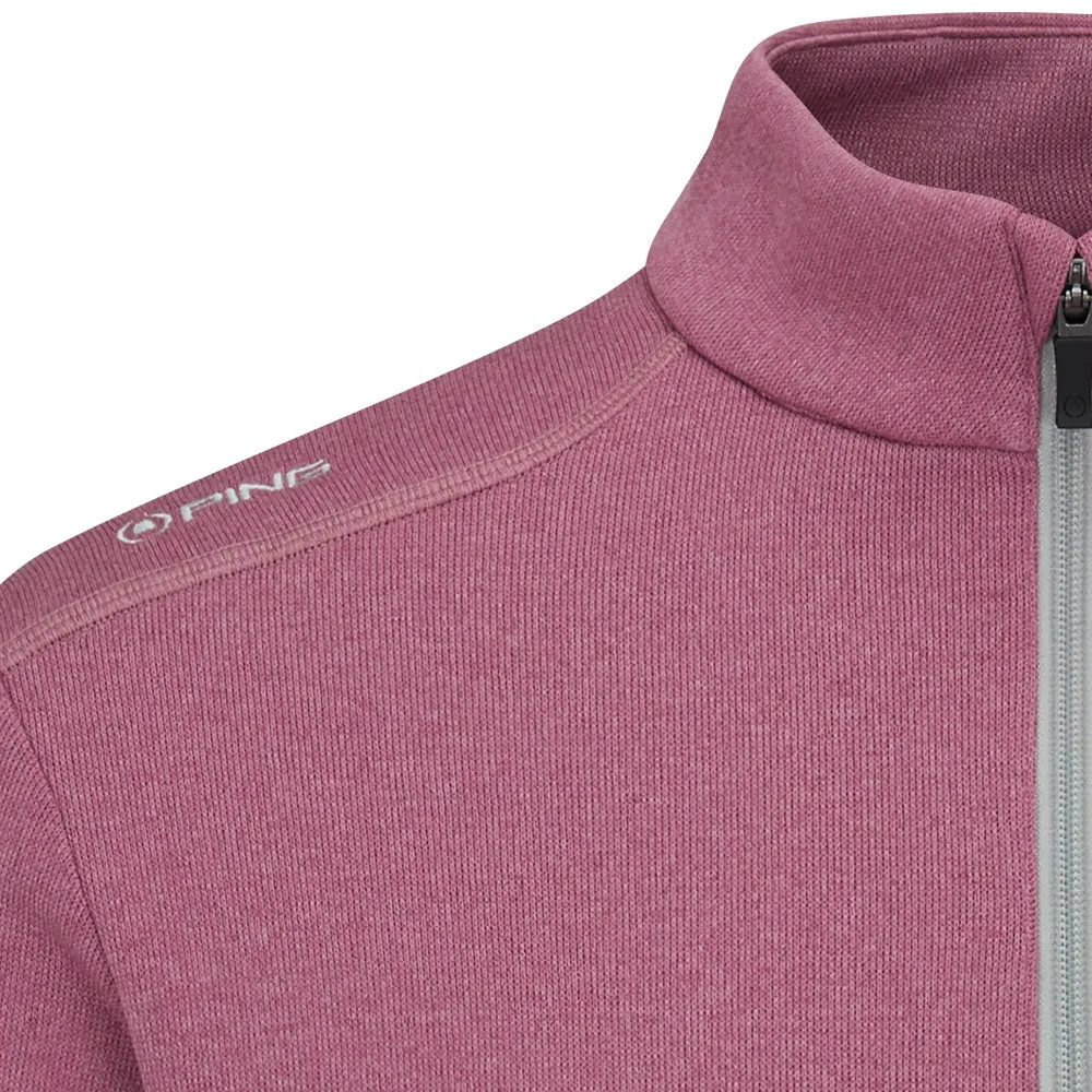 Ping Ramsey 1/2 Zip Pullover - Beet Red Marl Make a Statement