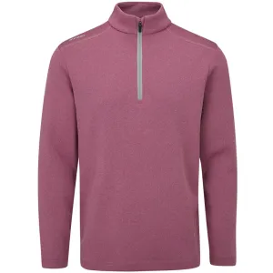 Ping Ramsey 1/2 Zip Pullover - Beet Red Marl Fearlessly You Command Attention