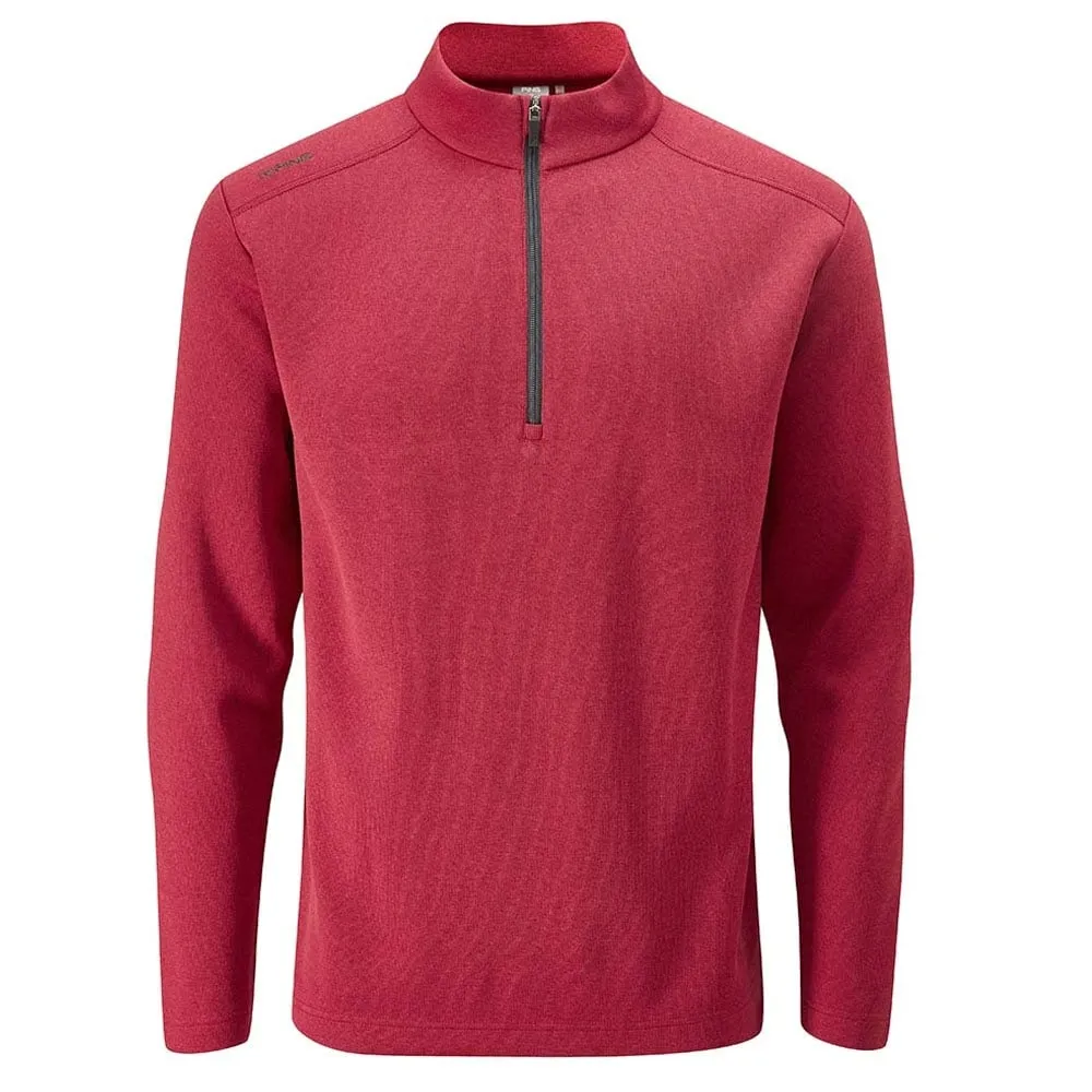 Ping Ramsey 1/2 Zip Pullover - Rich Red Marl Sweetest Day Sale Black Friday Sale