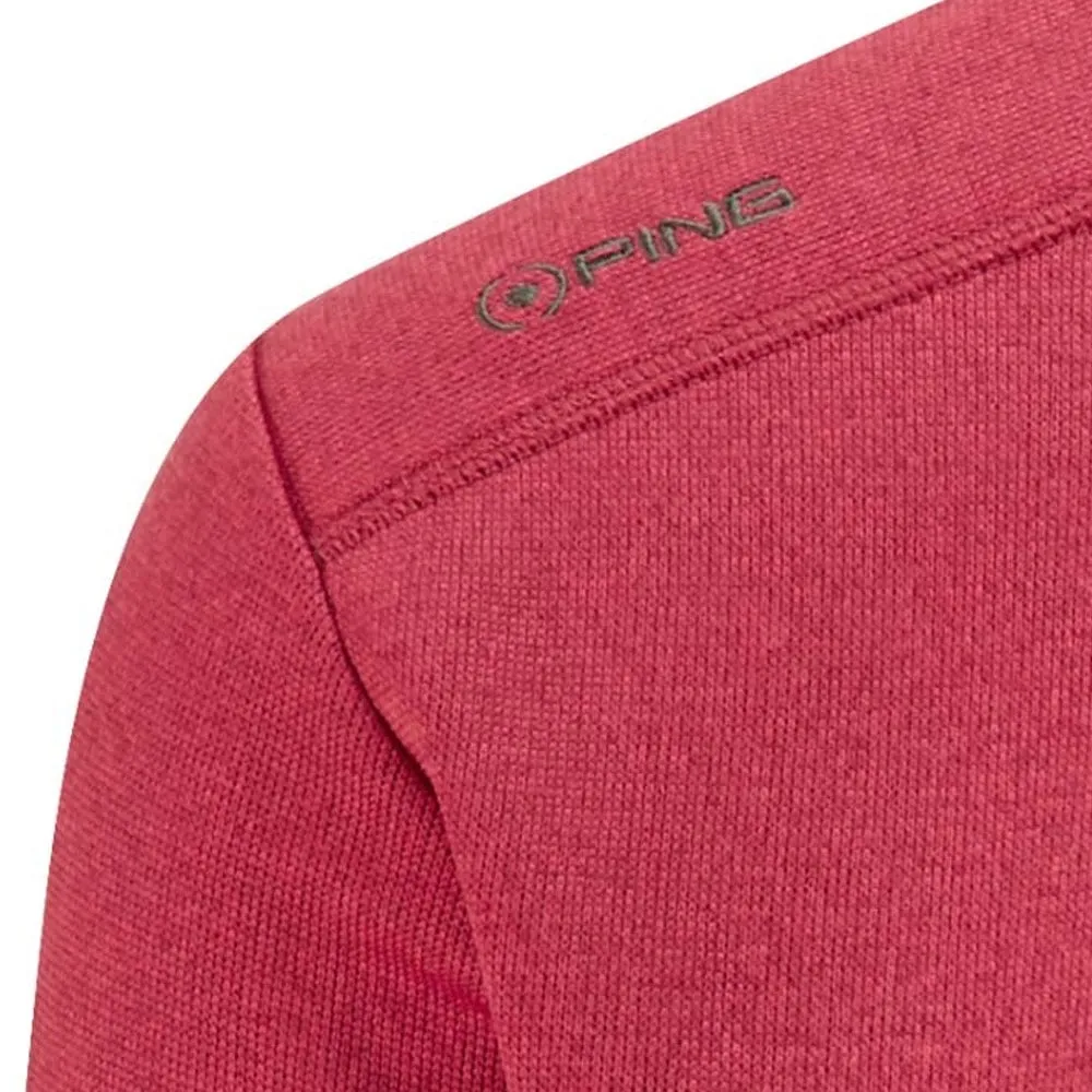 Never Just Walk Deal Of The Century Ping Ramsey 1/2 Zip Pullover - Rich Red Marl