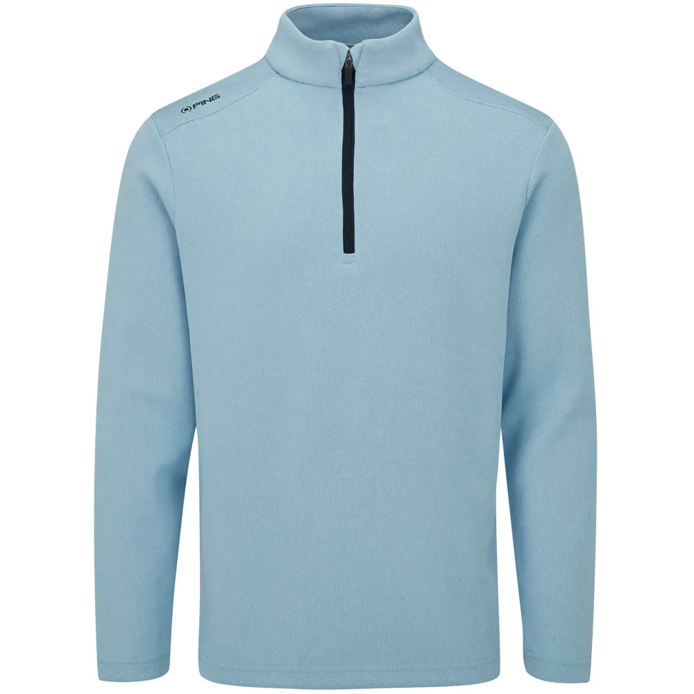 Ping Ramsey 1/2 Zip Pullover - Sky Blue Marl Move Like You Mean It