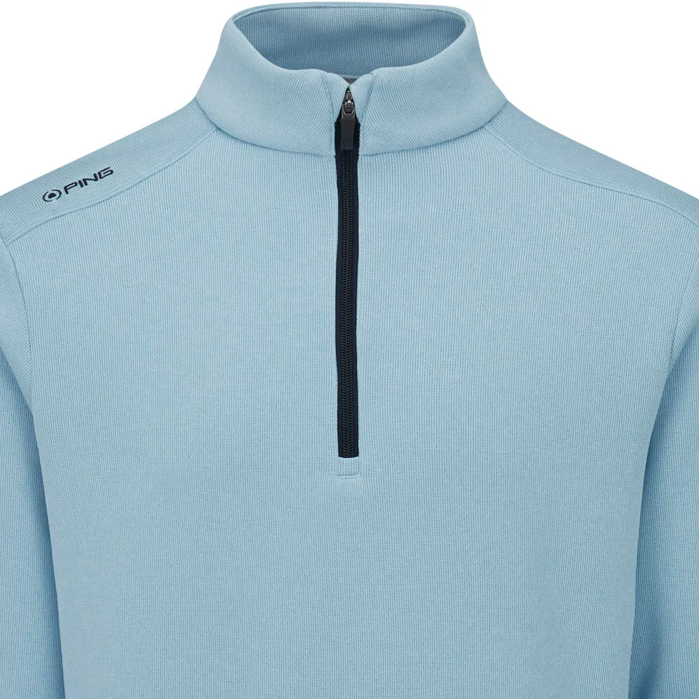 Ping Ramsey 1/2 Zip Pullover - Sky Blue Marl Own the Vibe