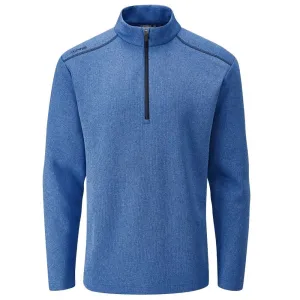 Redefine Classic Feel the Energy Ping Ramsey 1/2 Zip Pullover - Snorkel Blue Marl