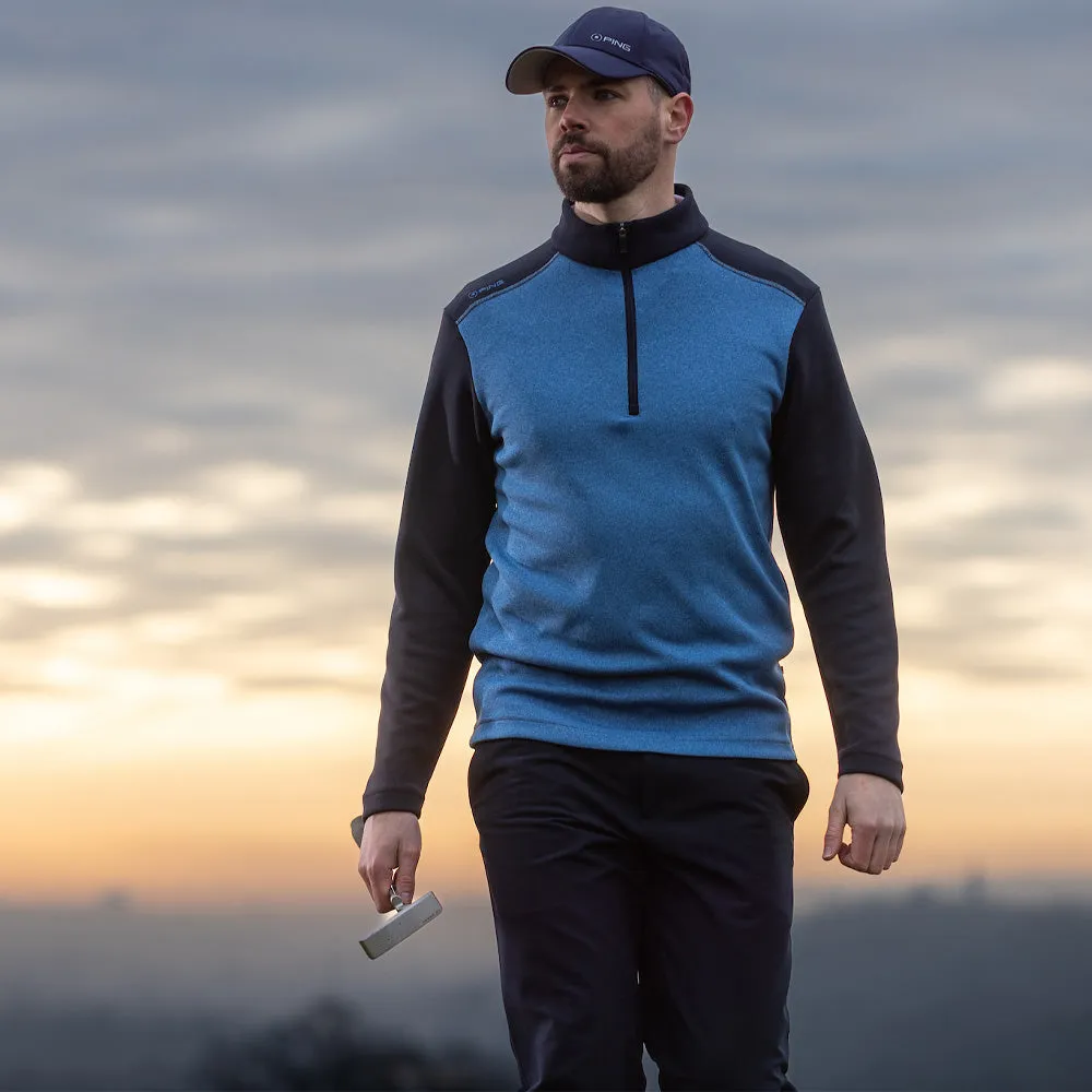 Ping Ramsey 1/2 Zip Pullover - Tidal Blue/Navy Winter Sale Never Just Walk