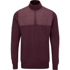 Ping Randle 1/4 Zip Midlayer - Fig Fuel Your Fire Define Your Own Way