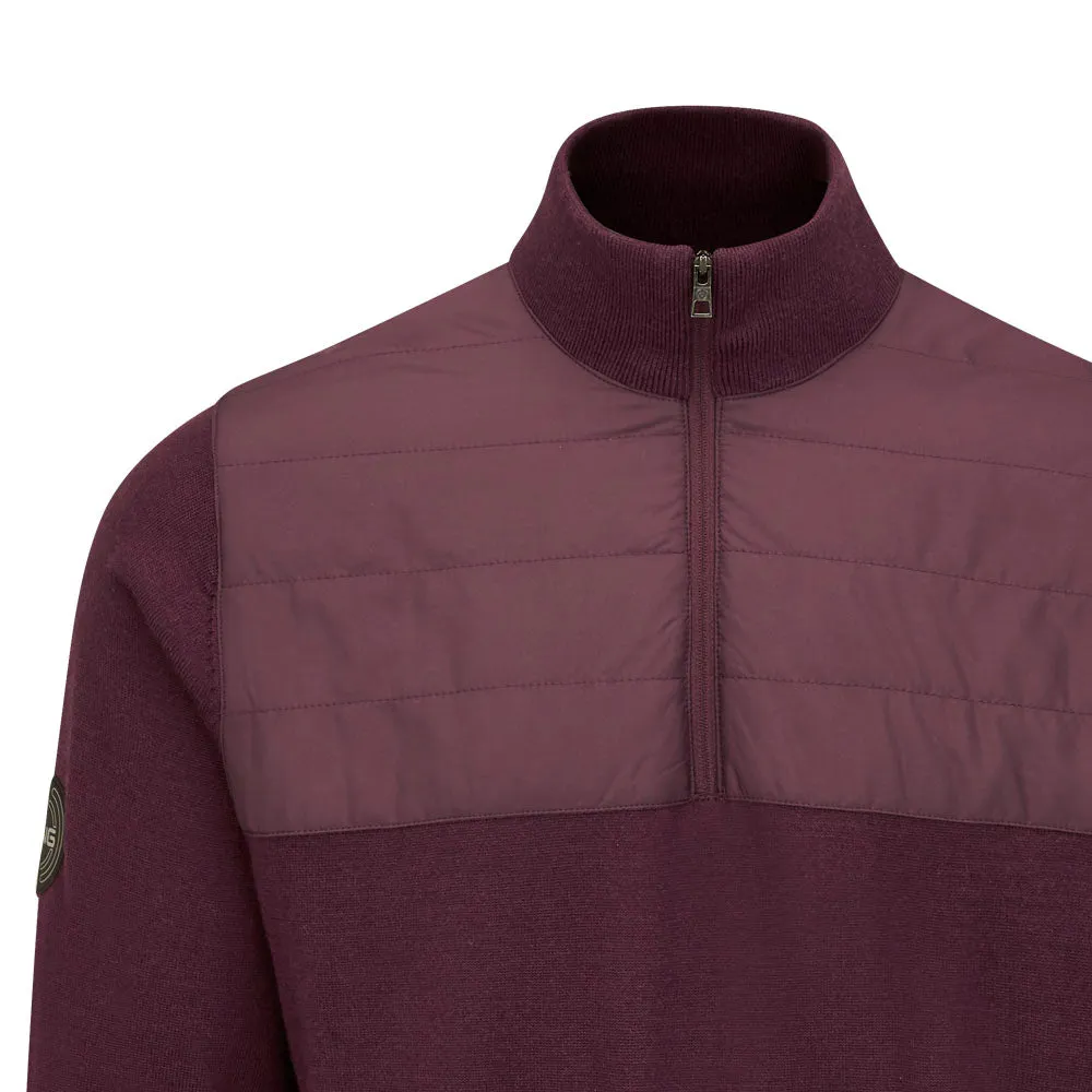 Ping Randle 1/4 Zip Midlayer - Fig Walk with Power Gear Up and Go