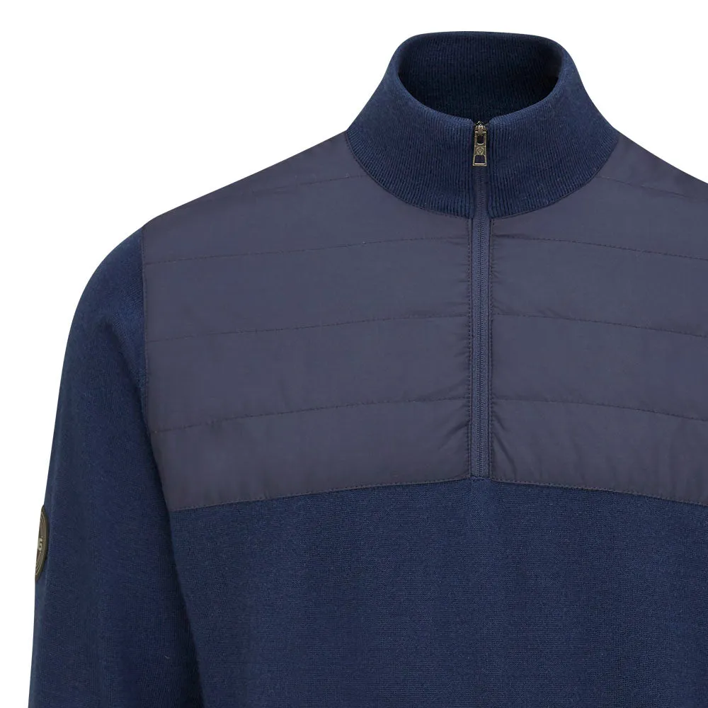 Ping Randle 1/4 Zip Midlayer - Oxford Blue Unapologetically You Own the Vibe