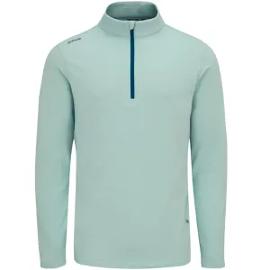 The Fast Lane Choice Command Attention Ping Rhodri Mid-Layer 1/2 Zip Pullover  - Misty Green/Forest