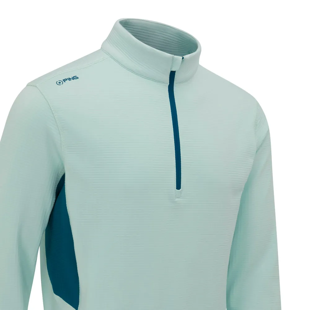 Budget Friendly Black Friday Deal Ping Rhodri Mid-Layer 1/2 Zip Pullover  - Misty Green/Forest