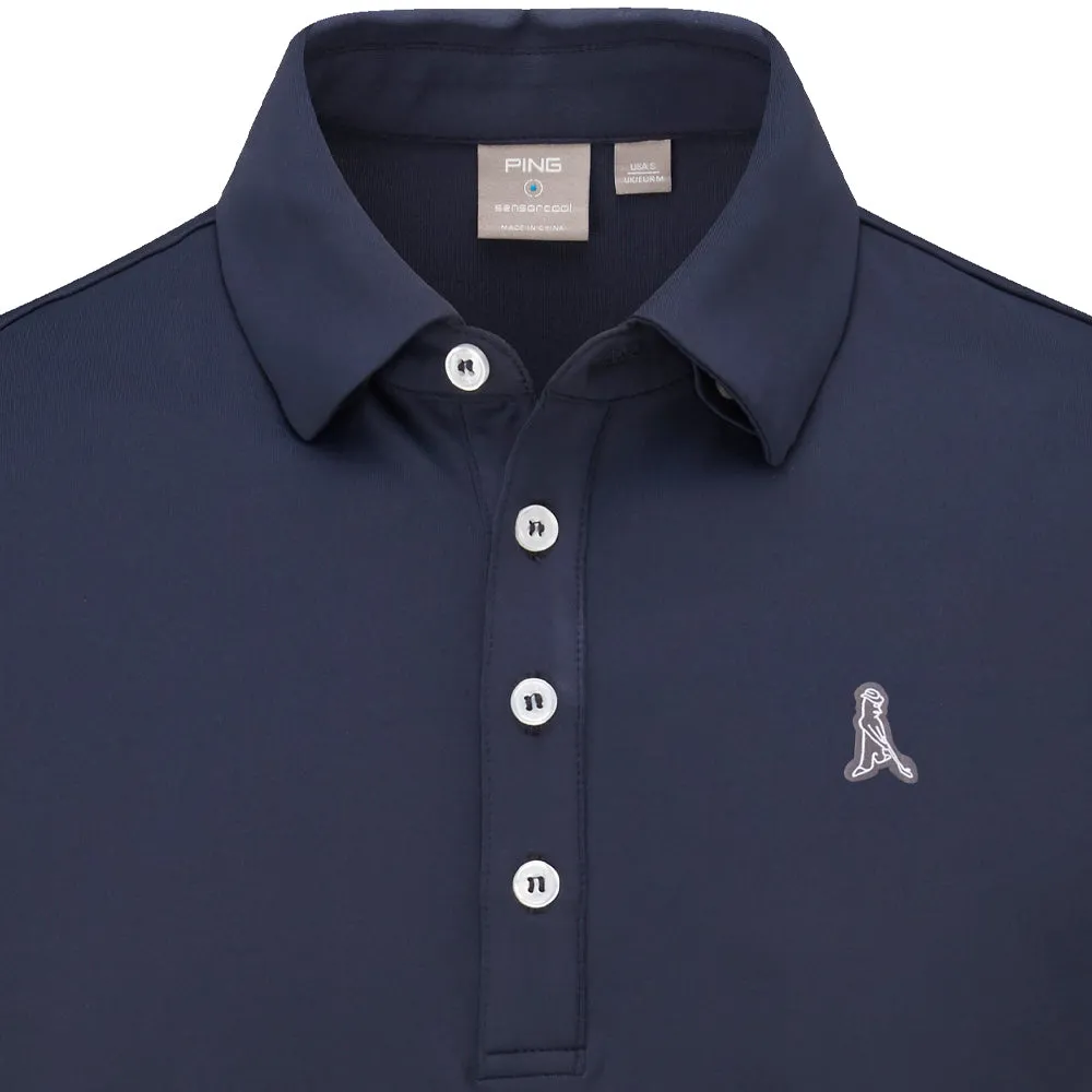 Walk Tall Ping Sensorcool Mr Ping Polo Shirt - Navy