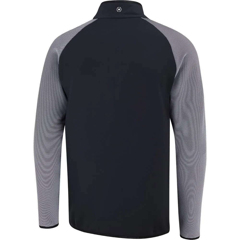 Economical Hit Your Next Level Ping Strio 1/2 Zip Mid Layer  - Black/White