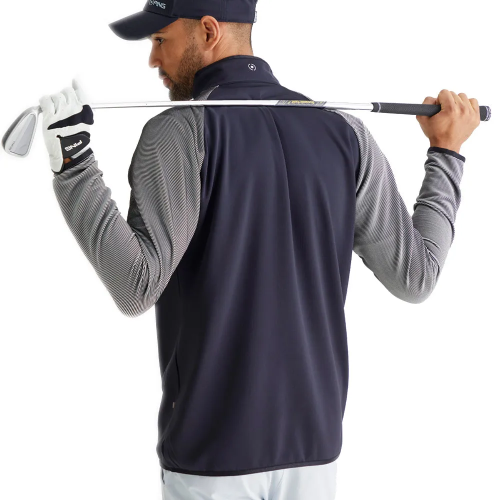Ping Strio 1/2 Zip Mid Layer  - Black/White Unapologetically You Steal