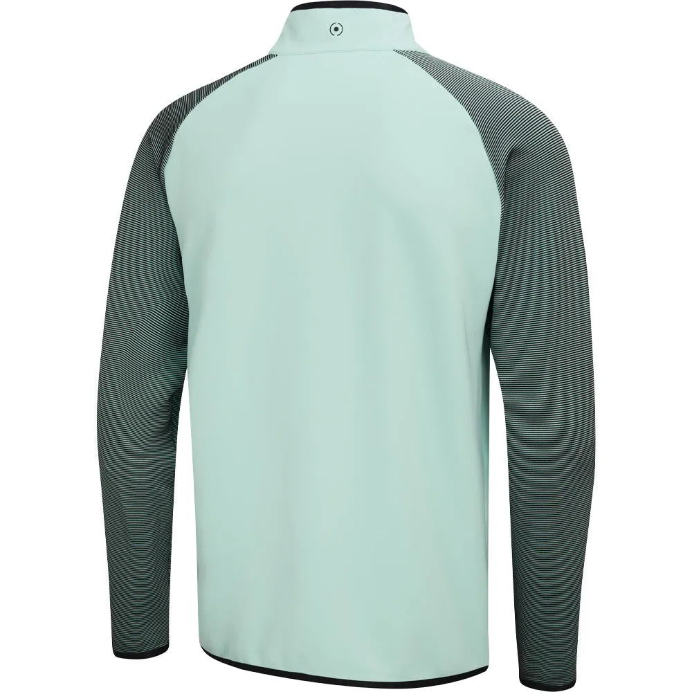 Ping Strio 1/2 Zip Mid Layer  - Misty Green/Black Rule the Streets