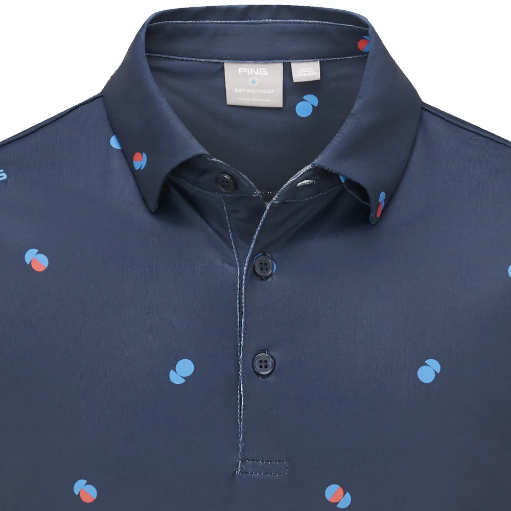 Black Friday Deal Command Attention Ping Two Tone Sensorcool Polo Shirt - Navy/Poppy