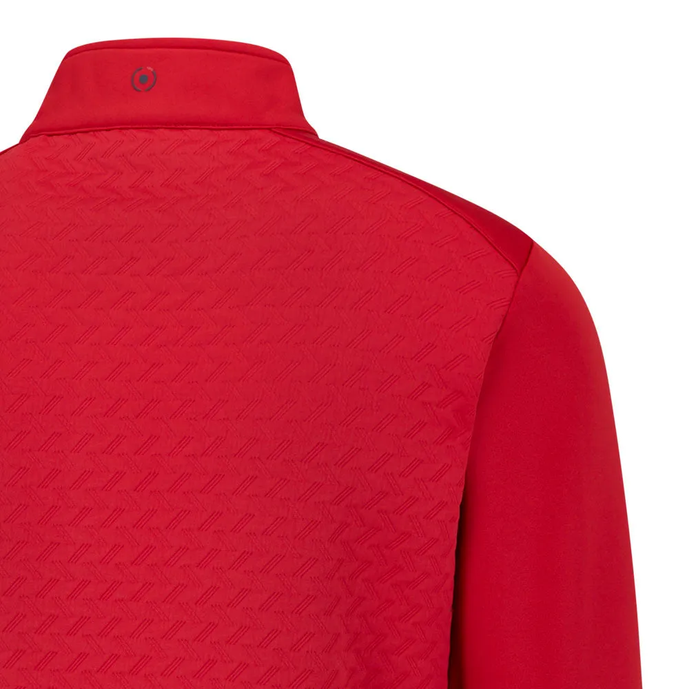 Exclusive Deal Ping Whister 1/2 Zip Pullover - Rich Red