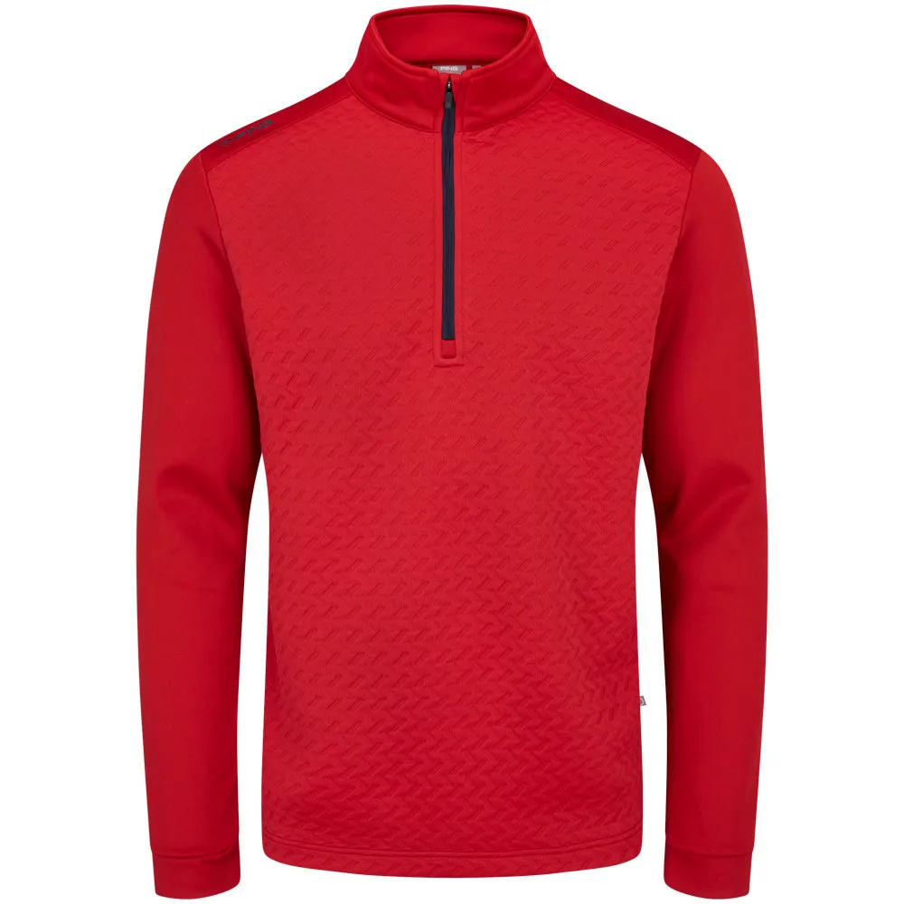 Walk with Purpose Ping Whister 1/2 Zip Pullover - Rich Red