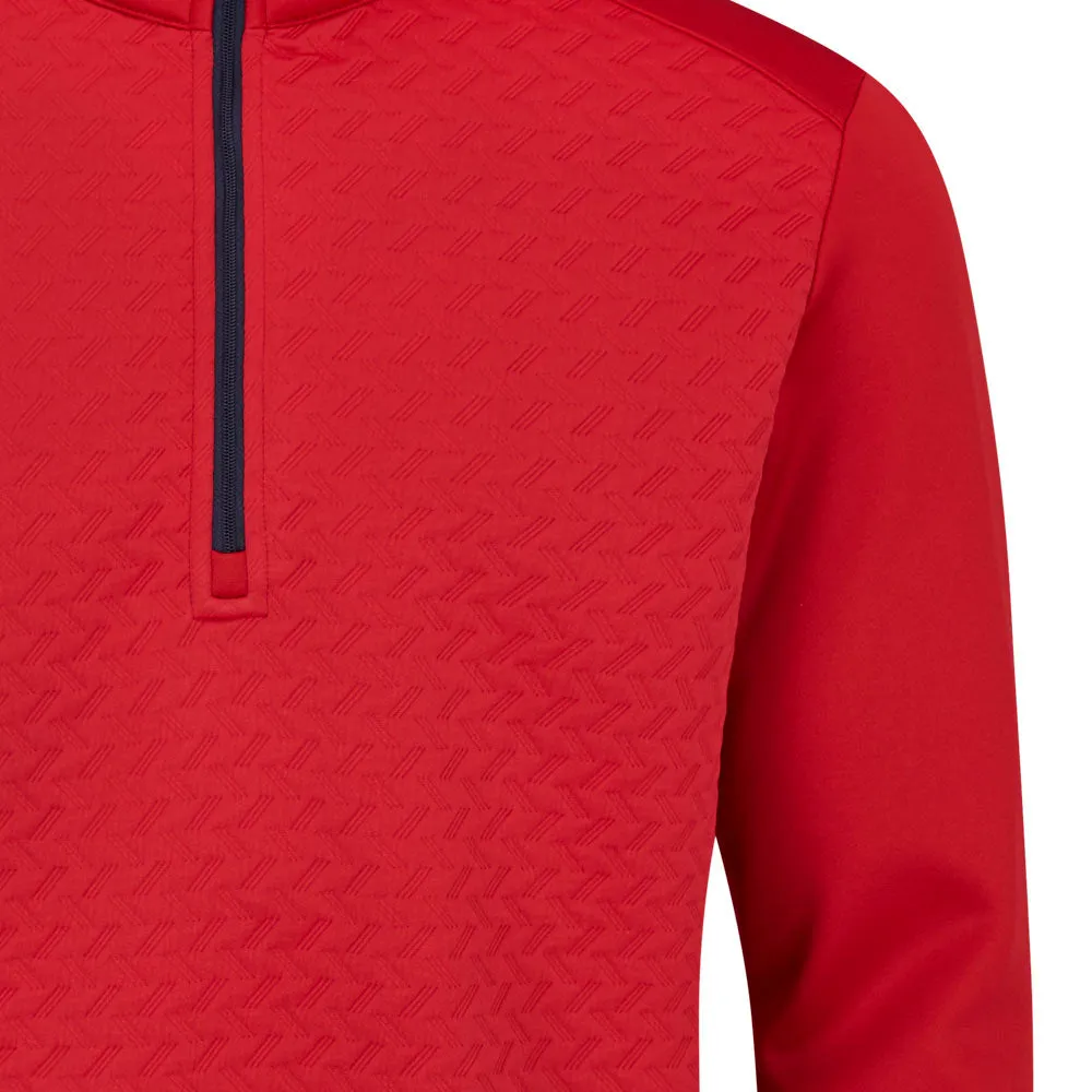 Ping Whister 1/2 Zip Pullover - Rich Red Own Every Step Walk Tall