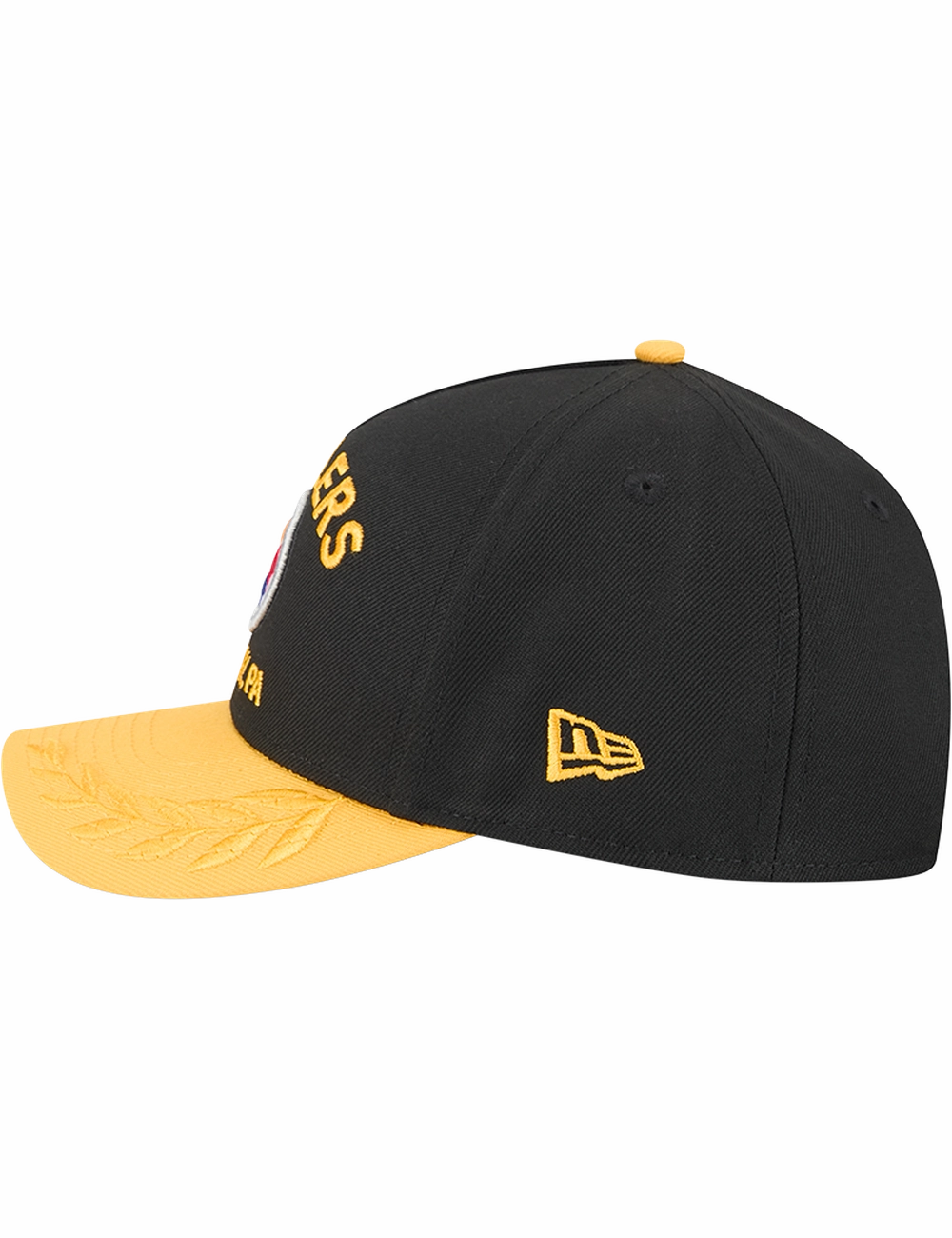 Pittsburgh Steelers New Era NFL 25 Draft 9FORTY M-Crown Snapback Hat - Black