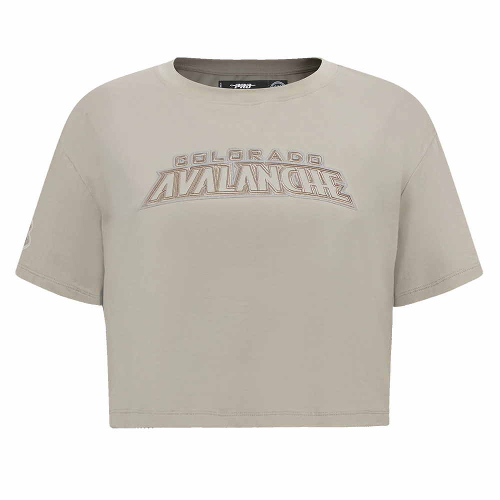 PLAYERA CROP NHL COLORADO AVALANCHE NEUTRAL PARA MUJER