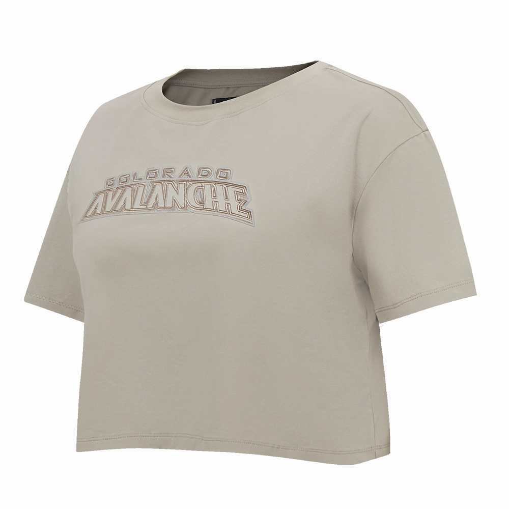 PLAYERA CROP NHL COLORADO AVALANCHE NEUTRAL PARA MUJER