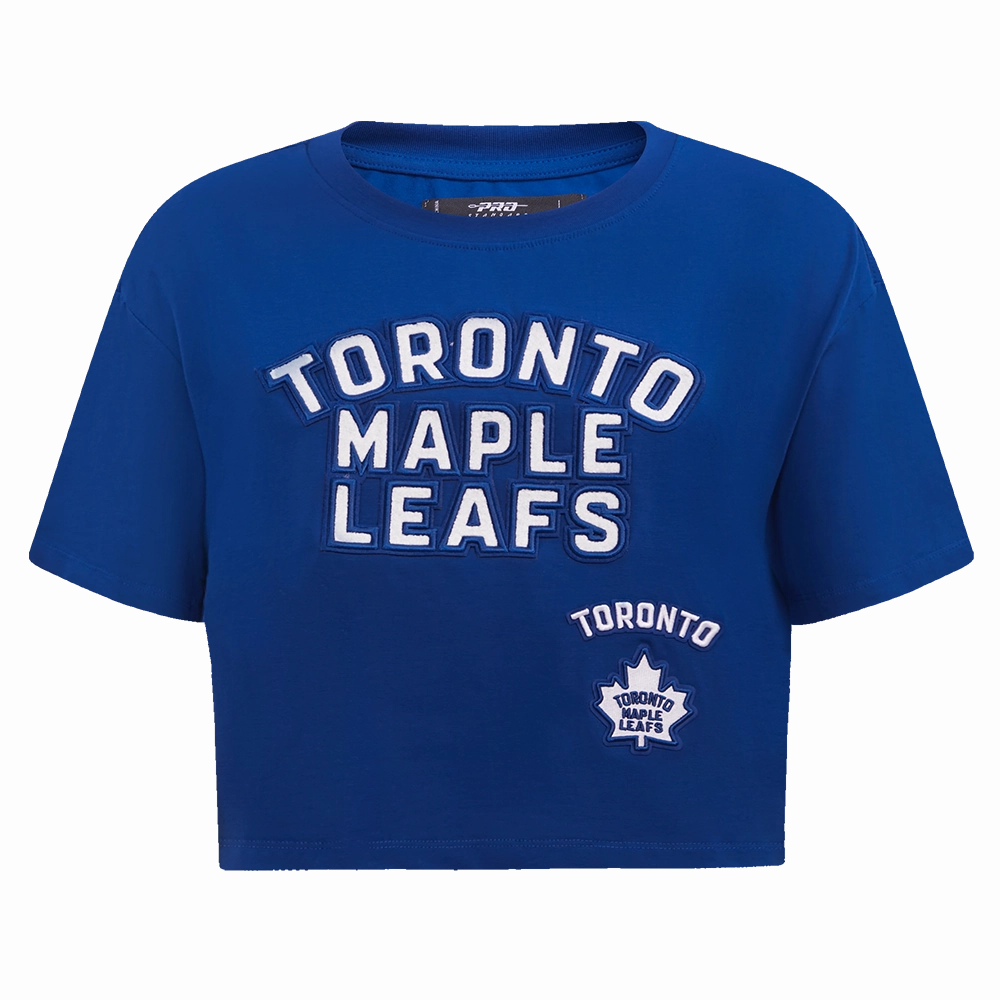PLAYERA CROP NHL TORONTO MAPLE LEAFS RETRO CLASSICS PARA MUJER