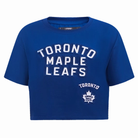 PLAYERA CROP NHL TORONTO MAPLE LEAFS RETRO CLASSICS PARA MUJER