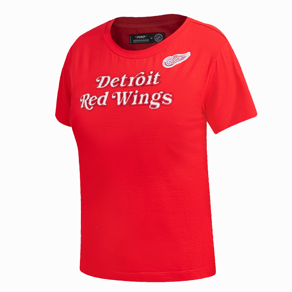 PLAYERA NHL DETROIT RED WINGS CLASSIC CHENILLE PARA MUJER