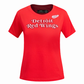 PLAYERA NHL DETROIT RED WINGS CLASSIC CHENILLE PARA MUJER