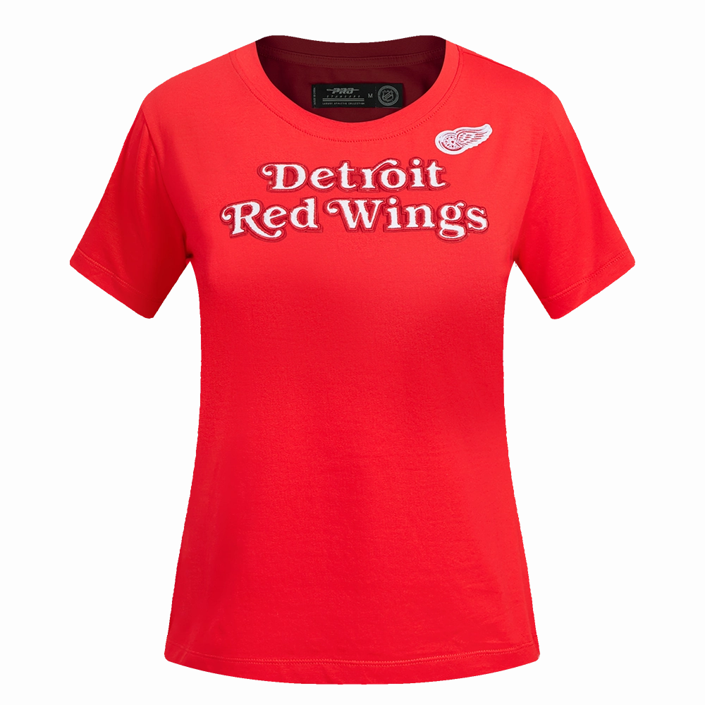 PLAYERA NHL DETROIT RED WINGS CLASSIC CHENILLE PARA MUJER
