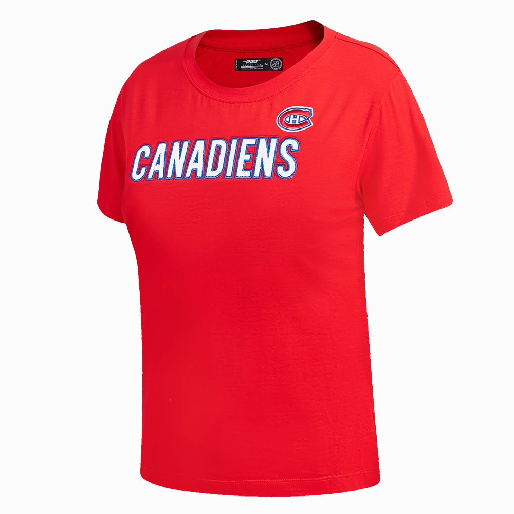 PLAYERA NHL MONTREAL CANADIENS CLASSIC CHENILLE PARA MUJER